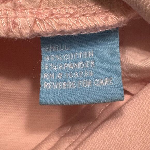 J McLaughlin Pants Womens 6 Pink Stretchy Straight Leg Mid Rise Preppy Casual - Picture 16 of 16